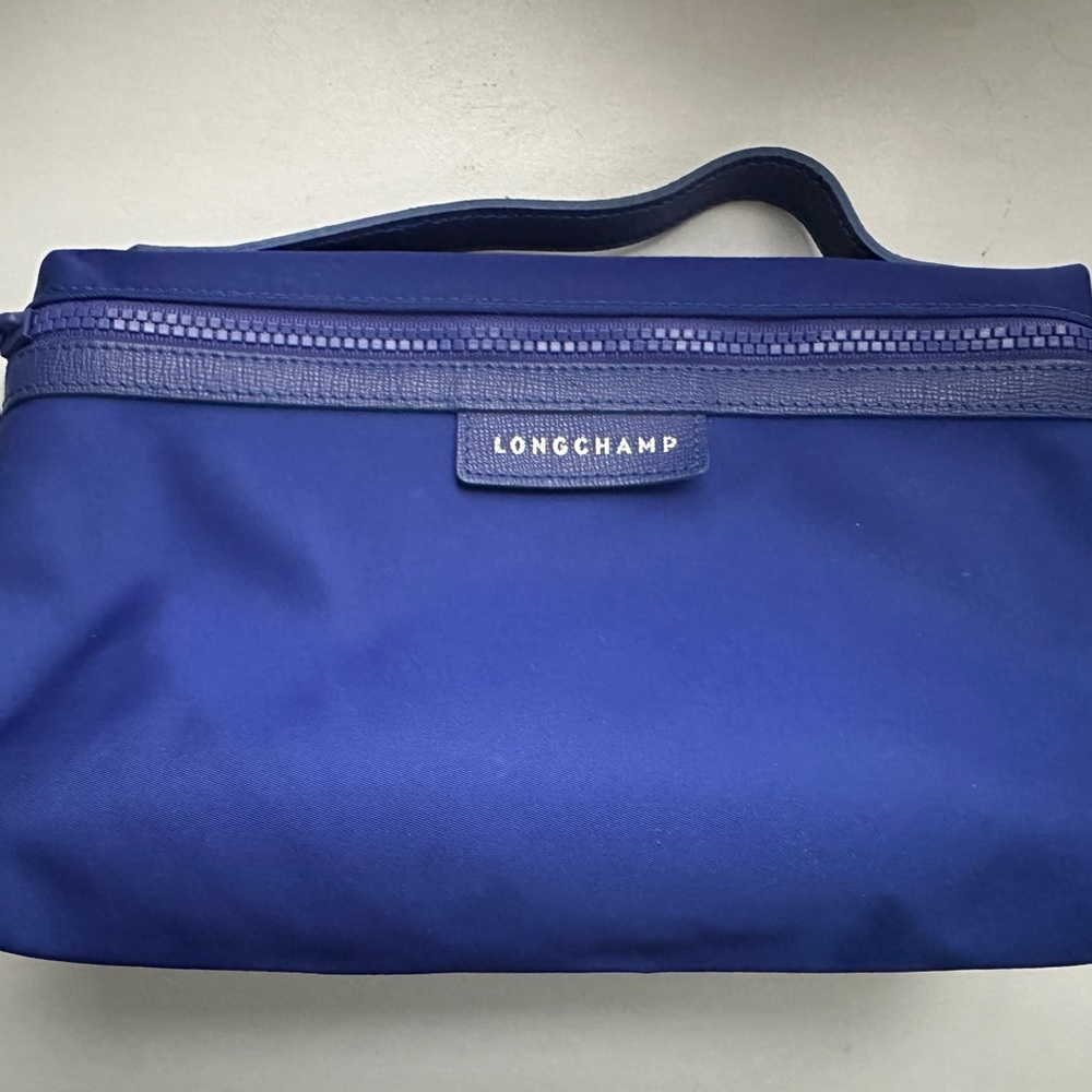 Longchamp XL makeup/accessory bag